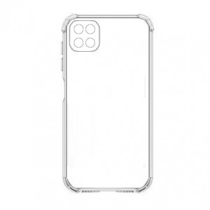 Накладка силиконовая противоударная тонкая с защитой камеры для Samsung Galaxy A22 (5G)A22S (5G), прозрачный