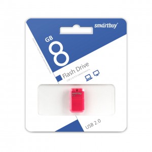 Флеш-накопитель 8GB ART SmartBuy, USB 2.0 пластик, розовый