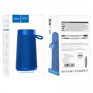 Колонка портативная HOCO, HC13, Sports, Bluetooth, цвет: синий