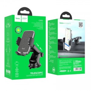 Держатель автомобильный HOCO, CA95, для смартфона, чёрный