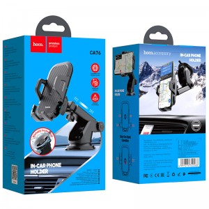 Держатель автомобильный HOCO, CA76, для смартфона, чёрный