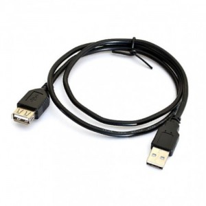 Кабель TopGreat AM-02 USB-Am - USB-Af (Удлинитель USB, Ферритовый фильтр) длина 1 м.