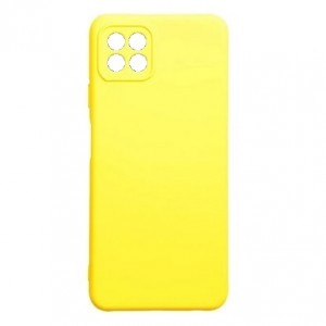 Накладка силиконовая soft touch 2mm для Samsung Galaxy A22S 5G, желтый
