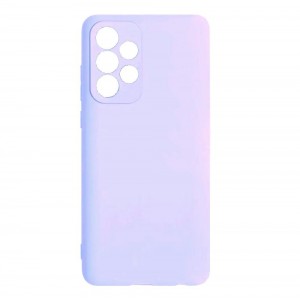 Накладка силиконовая soft touch 2mm для Samsung Galaxy A23 (4G), светло-фиолетовый