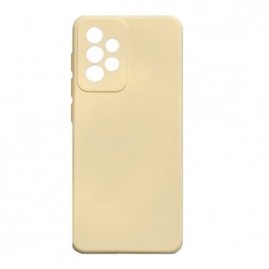 Накладка силиконовая soft touch 2mm для Samsung Galaxy A33 (5G), молочный