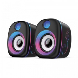 Акустическая система 2.0 SmartBuy RHAPSODY, 6Вт, RGB-подсветка, USB (SBA-4800)/40