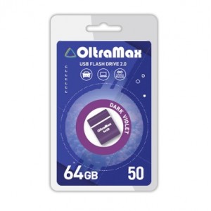 Флеш-накопитель 64Gb OltraMax Drive 50 Mini, USB 2.0, пластик, фиолетовый