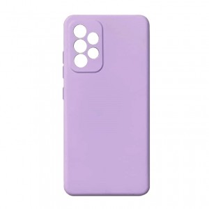 Накладка силиконовая soft touch 2mm для Samsung Galaxy A52, светло-фиолетовый