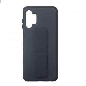 Накладка силиконовая с подставкой-ремешком на запястье и магнитом для Samsung Galaxy A13 (4G/5G)/A04S, темно-синий