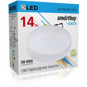 Светодиодная (LED) Tablet GX53 Smartbuy-14W/4000K/Мат рассеиватель (SBL-GX-14W-4K)