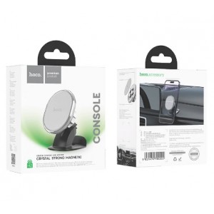 Держатель автомобильный HOCO, H2, для смартфона, магнитный, цвет: серый металл
