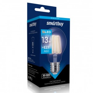 Светодиодная (LED) Лампа FIL Smartbuy-A60-13W/4000/E27 (SBL-A60F-13-40K-E27)