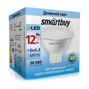 Светодиодная (LED) Лампа Smartbuy-Gu5,3-12W/4000 (SBL-GU5_3-12-40K)