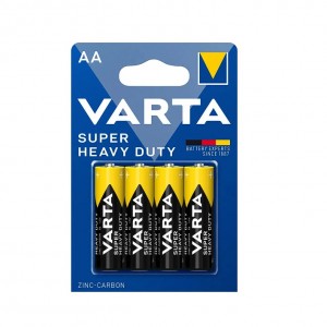 Батарейка AA VARTA LR06-4BL Super Heavy Duty (SUPERLIFE), 1,5В