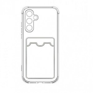 Накладка силиконовая противоударная тонкая с защитой камеры для Samsung Galaxy A54 5G, прозрачный