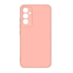 Накладка силиконовая матовая с защитой камеры для Samsung Galaxy A34 (5G), персиковый