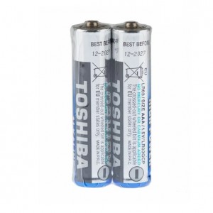 Батарейка AAA TOSHIBA LR03-2P, 1.5В