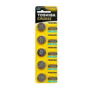 Батарейка TOSHIBA CR2032-5BL, 3В