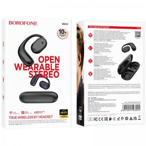Наушники внутриканальные Borofone BW41, Original series, bluetooth v 5.3, цвет: черный