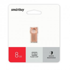 Флеш-накопитель 8Gb SmartBuy MC5 Metal Kitty, USB 2.0, розовый (SB008GBMC5)