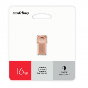 Флеш-накопитель 16Gb SmartBuy MC5 Metal Kitty, USB 2.0, метал розовый (SB016GBMC5)