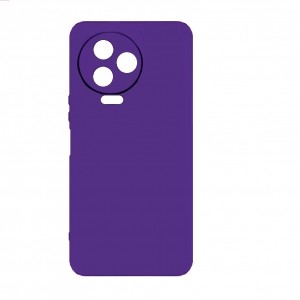 Накладка силиконовая soft touch 2mm для Infinix Note 12 (2023)/Infinix Note 12 Pro (4G), фиолетовый