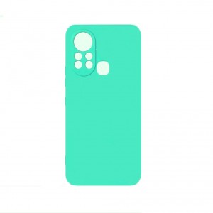 Накладка силиконовая soft touch 2mm для Infinix Hot 11S, бирюзовый