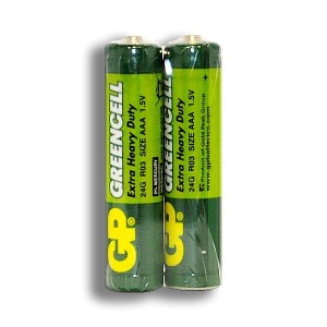 Батарейка AAA GP GREENCELL R03-2P, 1.5В