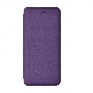 Чехол книжка PREMIUM на силиконовой основе и магните для Infinix Hot 30 play Book, с округленными краями, фиолетовый