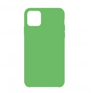 Чехол силиконовый для iPhone 11 Pro Max в упаковке, салатовый