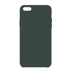 Чехол силиконовый без бренда для для iPhone 6/6S, Silicon Case Full, тонкий, непрозрачный, матовый, цвет: оливково зеленый