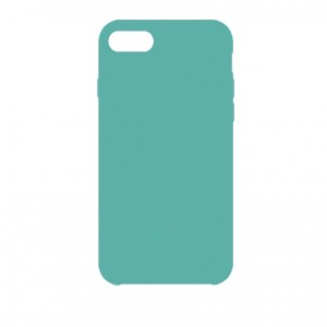 Чехол силиконовый без бренда для для iPhone 7/8 Silicon Case Full, тонкий, непрозрачный, матовый, цвет: бирюзовый