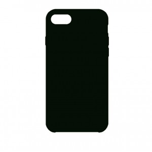 Чехол силиконовый без бренда для для iPhone 7/8 Silicon Case Full, тонкий, непрозрачный, матовый, цвет: черный