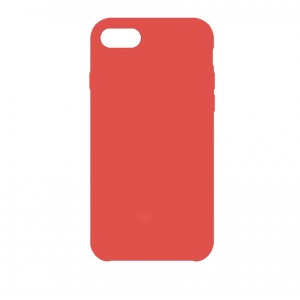 Чехол силиконовый без бренда для для iPhone 7/8 Silicon Case Full, тонкий, непрозрачный, матовый, цвет: ярко-красный