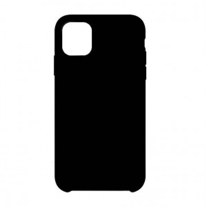Накладка силиконовая soft touch 2mm для iPhone 15 Plus, черный