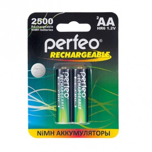 Аккумулятор Perfeo AA2500mAh/2BL