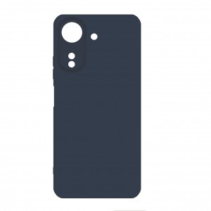 Накладка силиконовая soft touch 2mm для Xiaomi Redmi 13C/Poco C65, темно-синий