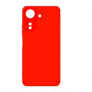 Накладка силиконовая soft touch 2mm для Xiaomi Redmi 13C/Poco C65, красный