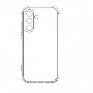 Накладка силиконовая противоударная тонкая с защитой камеры для Samsung Galaxy A05S, прозрачный