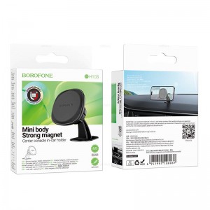 Держатель автомобильный Borofone, BH103, магнитный, торпедо, для смартфона, цвет: чёрный