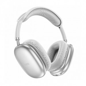 Наушники полноразмерные HOCO W35, Max Joy, Bluetooth, цвет: серебряный