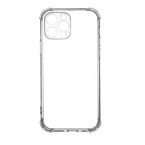 Накладка силиконовая противоударная тонкая с защитой камеры для iPhone 16 Pro Max, прозрачный