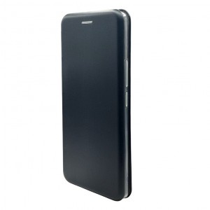 Чехол книжка на силиконовой основе и магните для Samsung Galaxy A36 (5G) Book, с округленными краями, черный