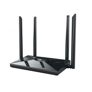Роутер NETIS NC65 гигабитный двухдиапазонный, AC1200, 5 ГГц и до 300 Мбит/с на частоте 2,4 ГГц,  IPTV