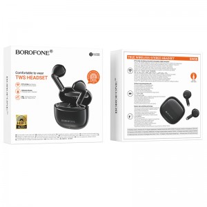 Наушники внутриканальные Borofone BW88, Bluetooth, цвет: черный
