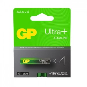 Батарейка AA GP LR06-4BL Ultra Plus Alkaline, 1.5B, G-Tech