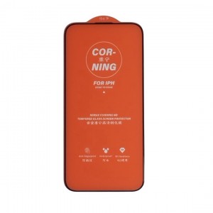 Стекло защитное Remax GL-83 Corning для iPhone 15 Pro, глянцевое, цвет: чёрный