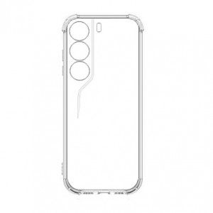 Накладка силиконовая противоударная тонкая с защитой камеры для Tecno Camon 40, прозрачный