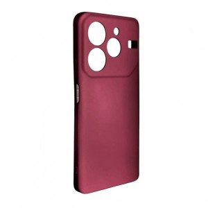 Накладка силиконовая soft touch 2mm для Tecno Pova 6 Neo (4G), бордовый