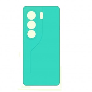 Накладка силиконовая soft touch 2mm для Tecno Camon 40 Pro, бирюзовый